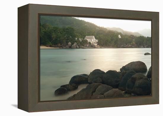 Baie Beau Vallon, Mahe, Seychelles, Indian Ocean Islands-Guido Cozzi-Framed Premier Image Canvas