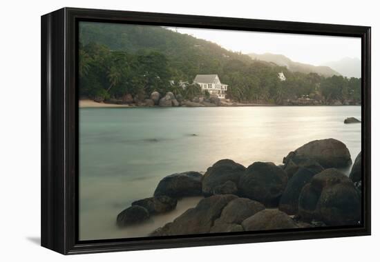 Baie Beau Vallon, Mahe, Seychelles, Indian Ocean Islands-Guido Cozzi-Framed Premier Image Canvas