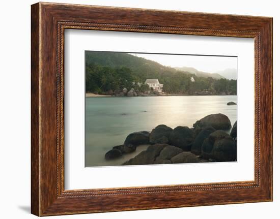 Baie Beau Vallon, Mahe, Seychelles, Indian Ocean Islands-Guido Cozzi-Framed Photographic Print