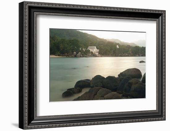 Baie Beau Vallon, Mahe, Seychelles, Indian Ocean Islands-Guido Cozzi-Framed Photographic Print