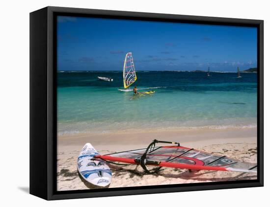 Baie de l'Embouchure, St. Martin, Caribbean-Greg Johnston-Framed Premier Image Canvas