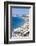 Baie Des Anges and Beach-Amanda Hall-Framed Photographic Print