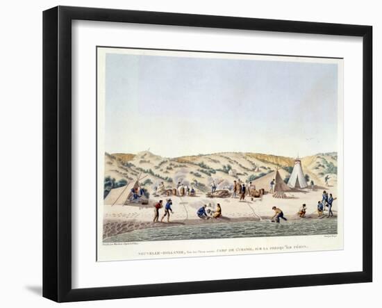 Baie Des Chiens Marins-Alphonse Pellion-Framed Giclee Print