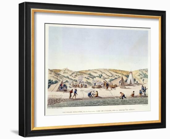 Baie Des Chiens Marins-Alphonse Pellion-Framed Giclee Print