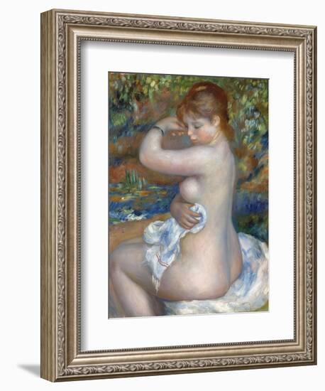 Baigneuse, 1888-Pierre-Auguste Renoir-Framed Giclee Print