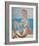 Baigneuse Assise au Bord de la Mer, c.1930-Pablo Picasso-Framed Art Print