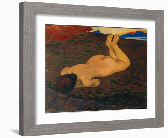 Baigneuse ou La Source - 1899 Canvas.-Felix Vallotton-Framed Giclee Print