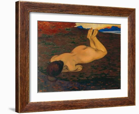 Baigneuse ou La Source - 1899 Canvas.-Felix Vallotton-Framed Giclee Print