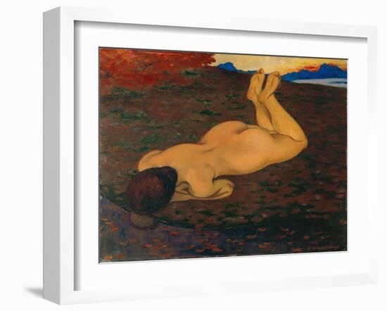 Baigneuse ou La Source - 1899 Canvas.-Felix Vallotton-Framed Giclee Print