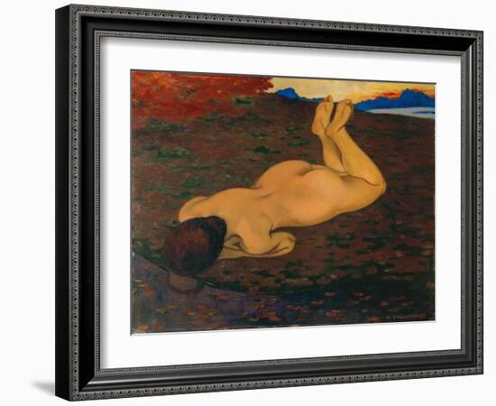 Baigneuse ou La Source - 1899 Canvas.-Felix Vallotton-Framed Giclee Print