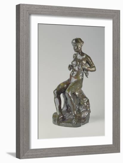 Baigneuse Zoubaloff (Bronze)-Auguste Rodin-Framed Giclee Print