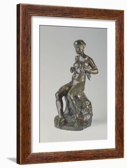 Baigneuse Zoubaloff (Bronze)-Auguste Rodin-Framed Giclee Print