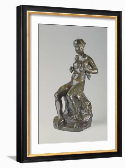 Baigneuse Zoubaloff (Bronze)-Auguste Rodin-Framed Giclee Print