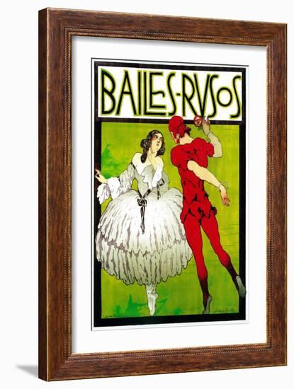 Bailes Rusos (Russion Dance) Theater-Lantern Press-Framed Art Print