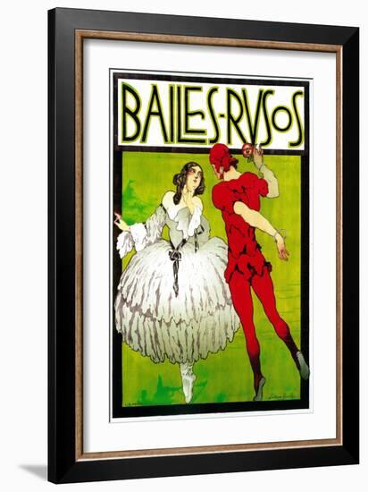 Bailes Rusos (Russion Dance) Theater-Lantern Press-Framed Art Print