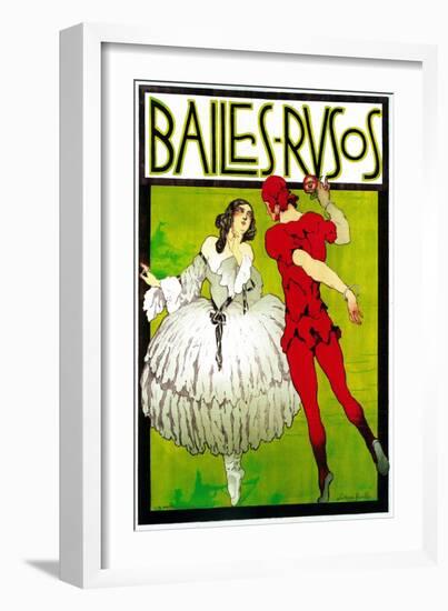 Bailes Rusos (Russion Dance) Theater-Lantern Press-Framed Art Print