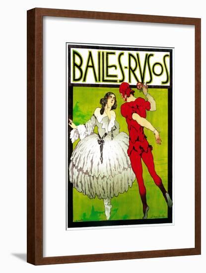 Bailes Rusos (Russion Dance) Theater-Lantern Press-Framed Art Print