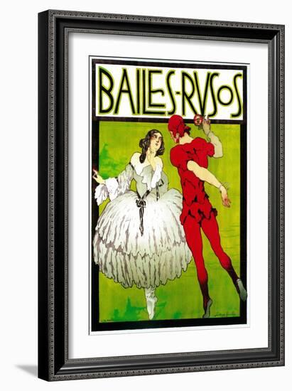 Bailes Rusos (Russion Dance) Theater-Lantern Press-Framed Art Print