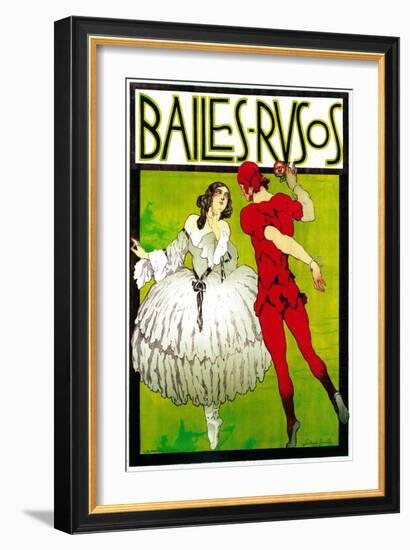 Bailes Rusos (Russion Dance) Theater-Lantern Press-Framed Art Print