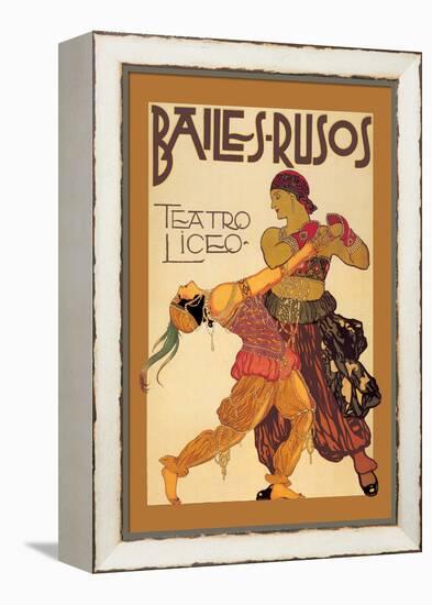 Bailes Rusuos-Leon Bakst-Framed Stretched Canvas