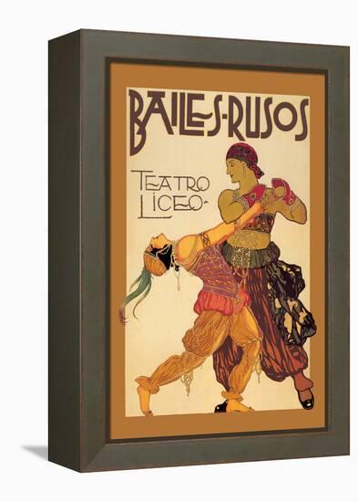 Bailes Rusuos-Leon Bakst-Framed Stretched Canvas