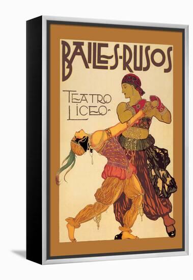 Bailes Rusuos-Leon Bakst-Framed Stretched Canvas