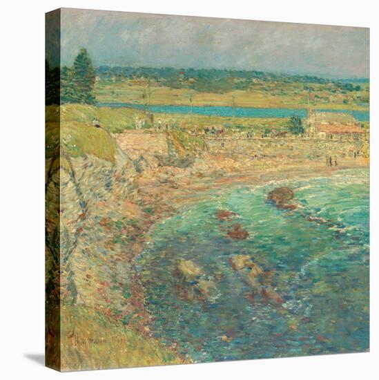 Bailey's Beach, Newport, R.I.-Frederick Childe Hassam-Framed Stretched Canvas