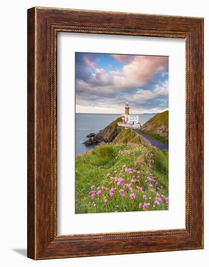 Baily lighthouse, Howth, County Dublin, Ireland, Europe.-Marco Bottigelli-Framed Photographic Print