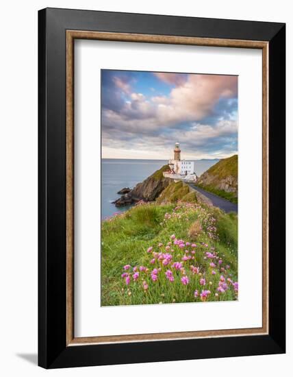 Baily lighthouse, Howth, County Dublin, Ireland, Europe.-Marco Bottigelli-Framed Photographic Print