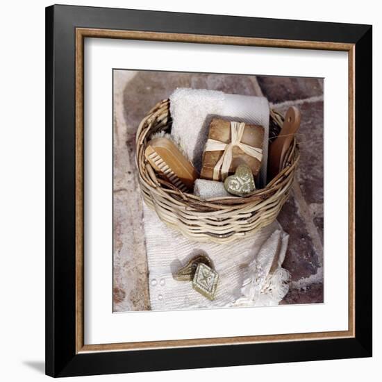 Bain a l'Ancienne-Amelie Vuillon-Framed Art Print