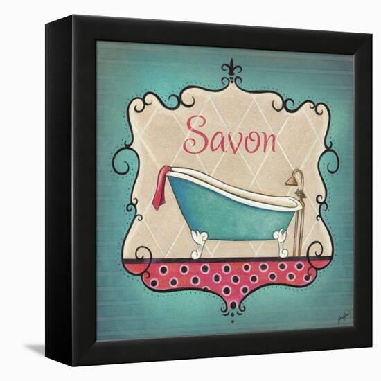 Bain and Savon II-Josefina-Framed Stretched Canvas