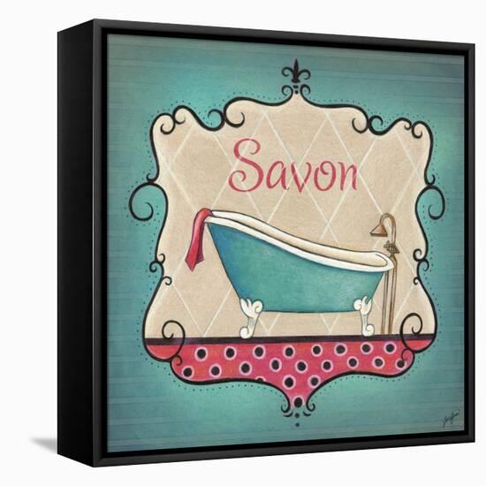 Bain and Savon II-Josefina-Framed Stretched Canvas