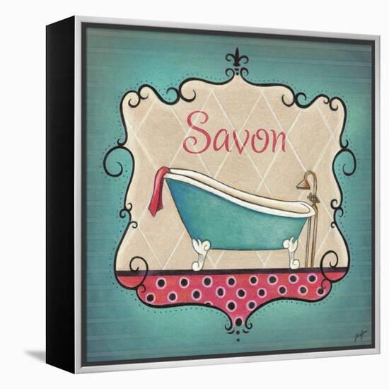 Bain and Savon II-Josefina-Framed Stretched Canvas