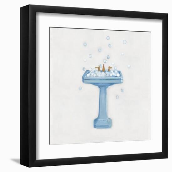 Bain Bleu II-Marilyn Dunlap-Framed Art Print