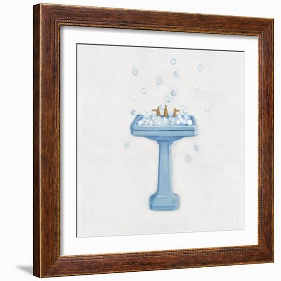 Bain Bleu II-Marilyn Dunlap-Framed Art Print