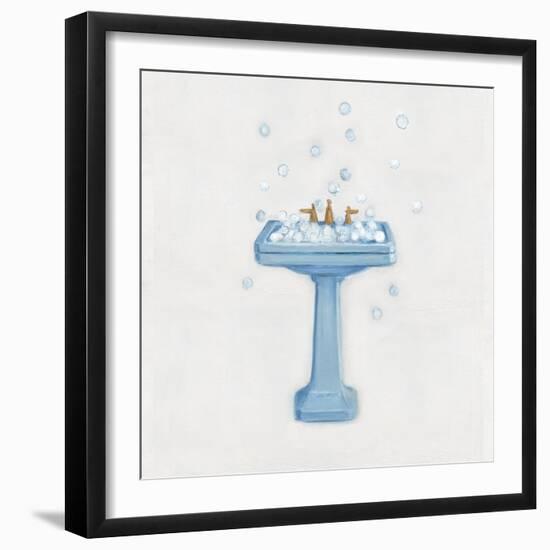 Bain Bleu II-Marilyn Dunlap-Framed Art Print