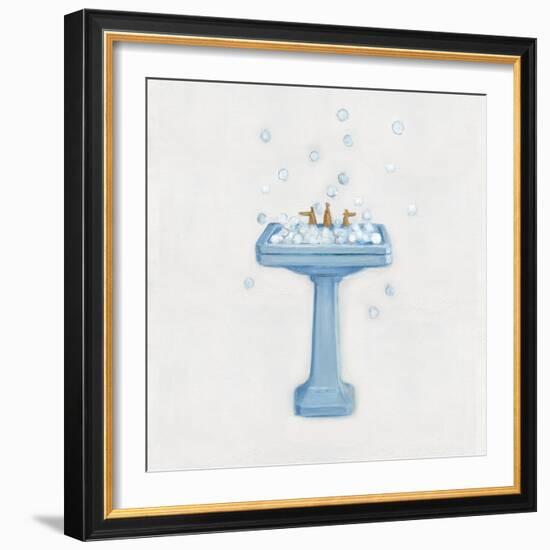 Bain Bleu II-Marilyn Dunlap-Framed Art Print