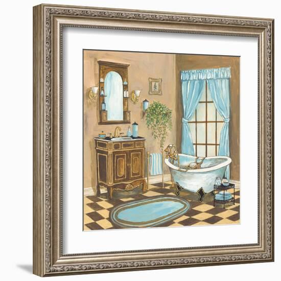 Bain de Cru I - Blue-Gregory Gorham-Framed Art Print