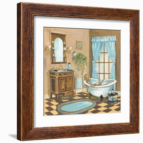 Bain de Cru I - Blue-Gregory Gorham-Framed Art Print