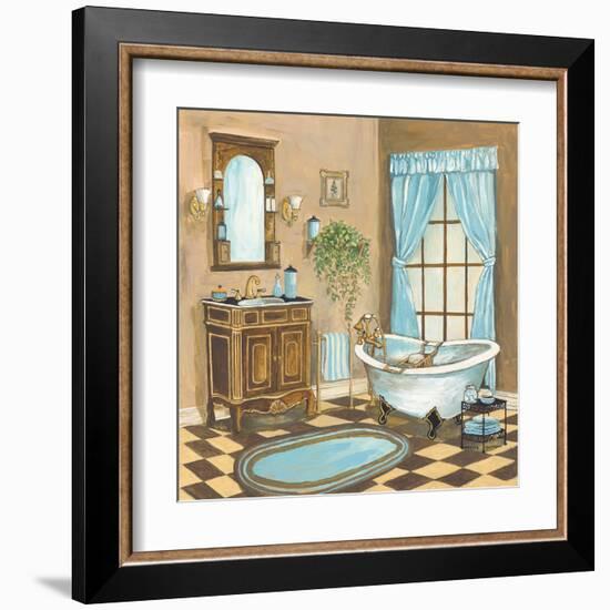 Bain de Cru I - Blue-Gregory Gorham-Framed Art Print