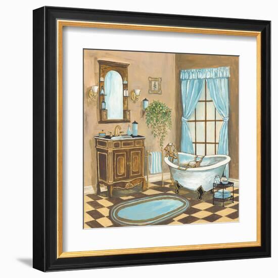 Bain de Cru I - Blue-Gregory Gorham-Framed Art Print