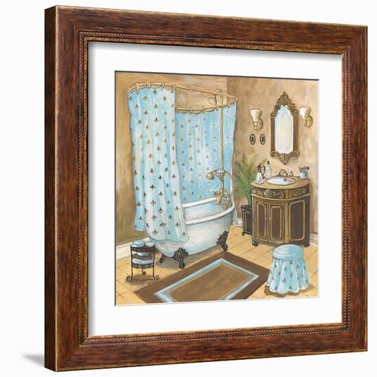 Bain de Cru II - Blue-Gregory Gorham-Framed Art Print