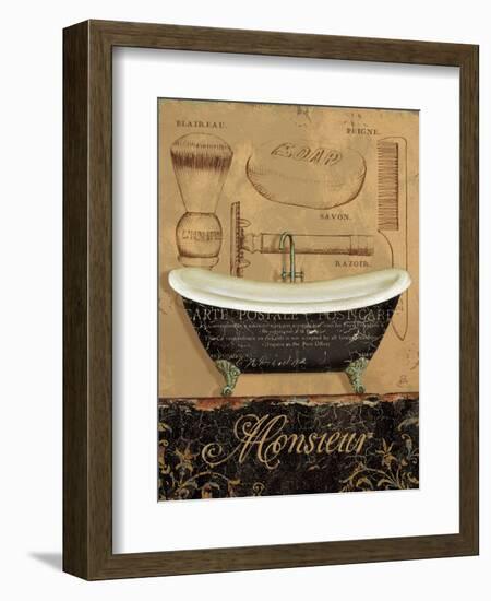 Bain de Monsieur-Daphne Brissonnet-Framed Art Print