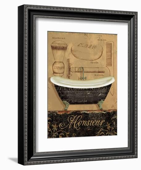 Bain de Monsieur-Daphne Brissonnet-Framed Art Print