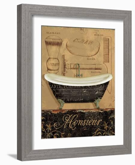 Bain de Monsieur-Daphne Brissonnet-Framed Art Print