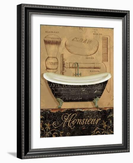 Bain de Monsieur-Daphne Brissonnet-Framed Art Print