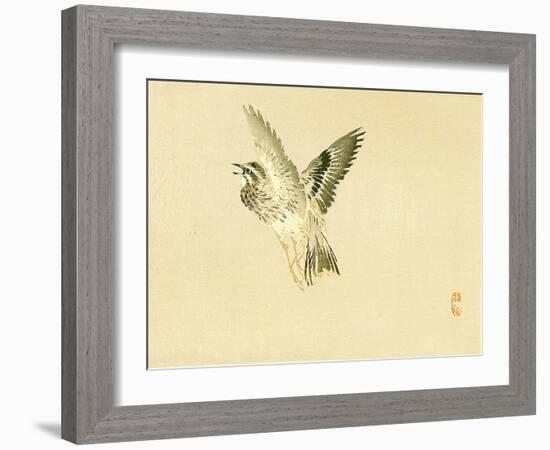 Bairei Gadan - Bird-Bairei Kono-Framed Giclee Print