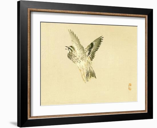 Bairei Gadan - Bird-Bairei Kono-Framed Giclee Print