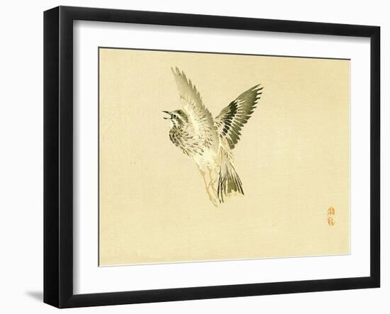 Bairei Gadan - Bird-Bairei Kono-Framed Giclee Print