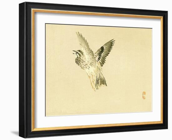 Bairei Gadan - Bird-Bairei Kono-Framed Giclee Print